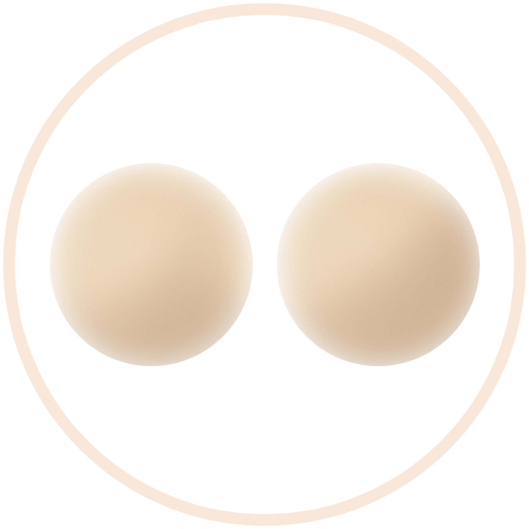 Photo of Princess Pasties nipple covers in color Cream
